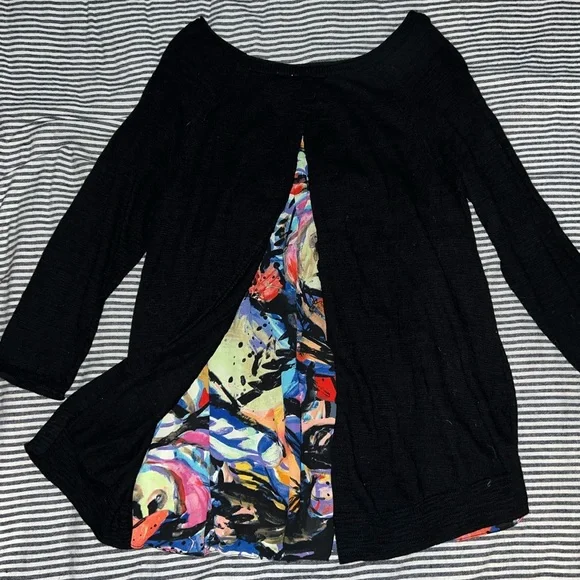 Anthropologie Sweaters Moth For Anthropologie Black Floral